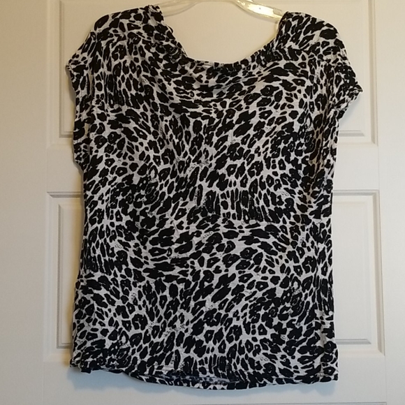 H&M animal print top size L - Picture 2 of 2